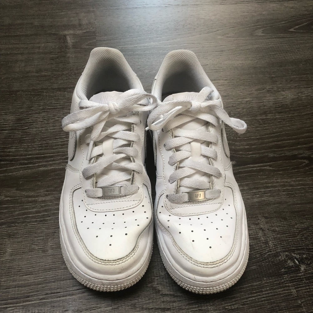 White Nike Air Forces